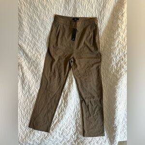 Lulu’s High Waisted Beige Slacks